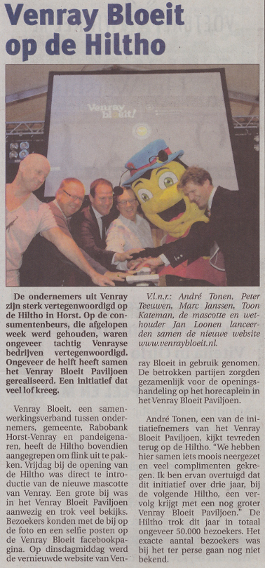 Venray bloeit op de Hiltho