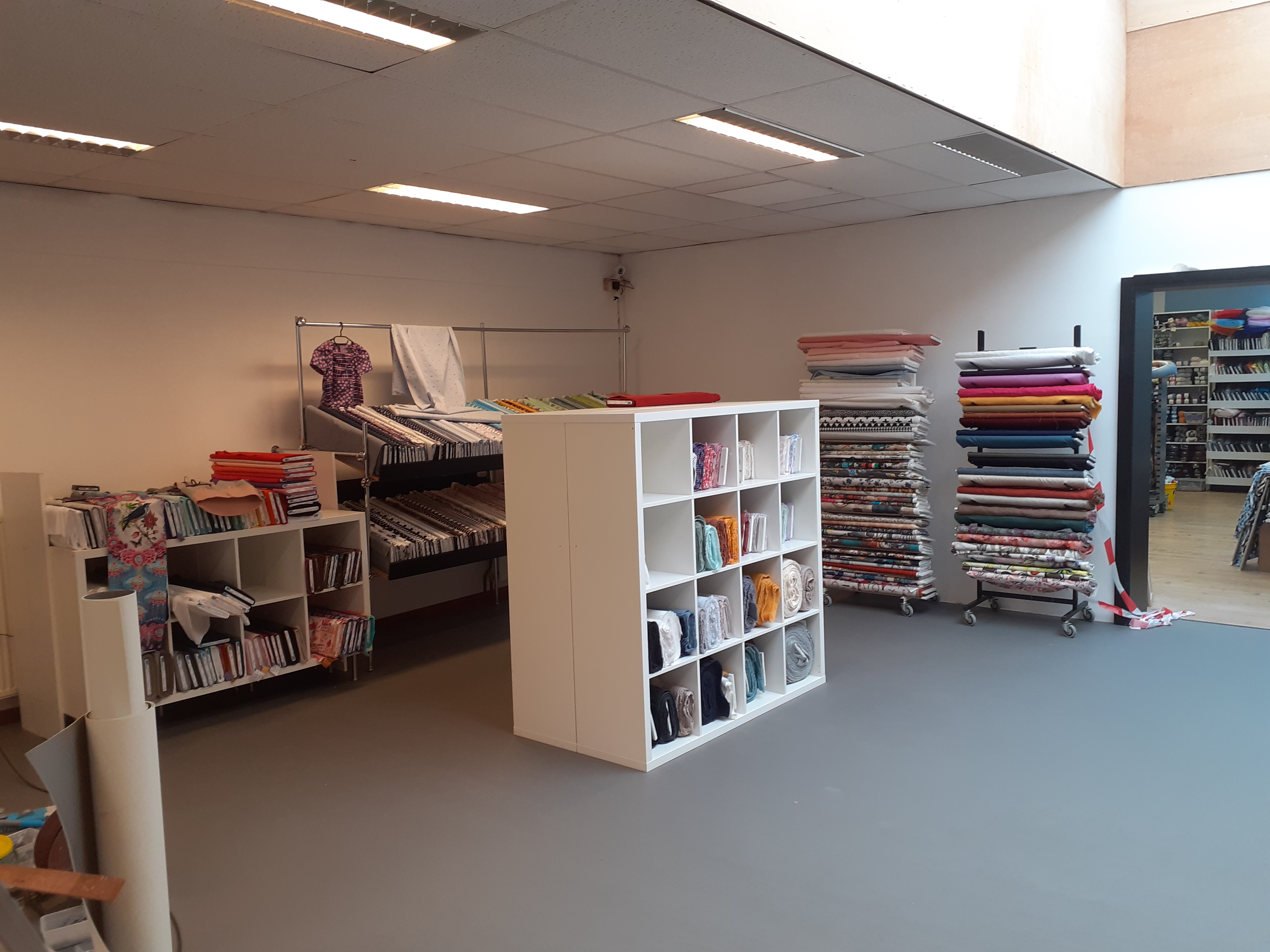De nieuwe aanbouw in wording