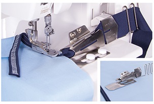 Baby Lock Biasbandgeleider voor dubbele vouw met geleiding voor combimachines, Euphoria en BLCS (36-10mm)