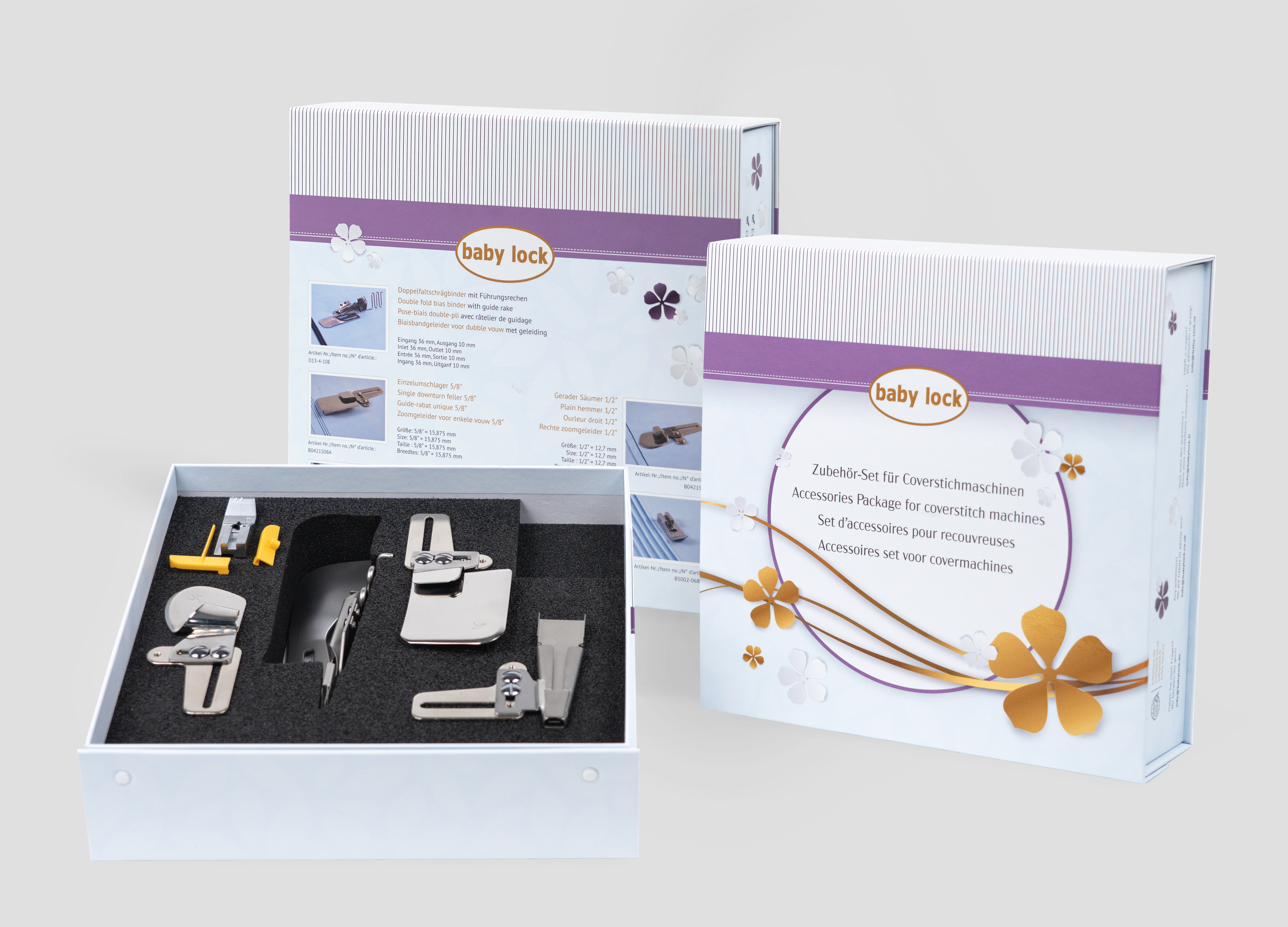 Baby Lock Voetenset voor Euphoria en cover stitch