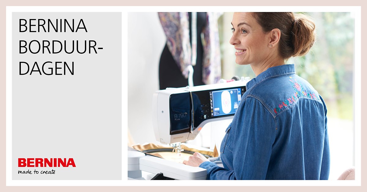 BERNINA borduurdagen - Workshop `Just Embroider It` - 2019-11-20 in Eindhoven